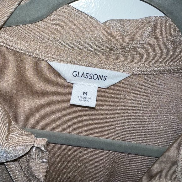 Glassons Ruched Button Front Long Sleeve - Picture 4 of 4